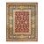 Mogul, One-of-a-Kind Hand-Knotted Area Rug in Red, 8' 2" x 10' 2" For Sale