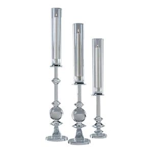 Valentina Crystal Candle Holders - Set of 3