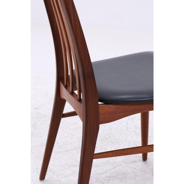Danish Eva Chairs in Teak by Niels Koefoed, Set of 4 For Sale - Image 15 of 18