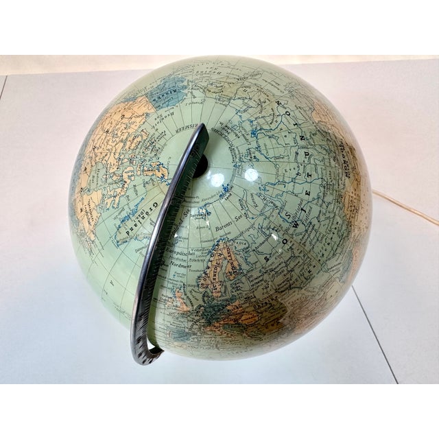 Vintage German Plastic Table Globe from Süd-West Verlag München, 1930s For Sale - Image 4 of 18