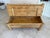 Brown Art Nouveau Style Kitchen Bench in Spruce Wood For Sale - Image 8 of 9