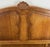 Vintage French Louis XVI Style Oak Double Bed Frame with Carved Headboard For Sale - Image 6 of 8