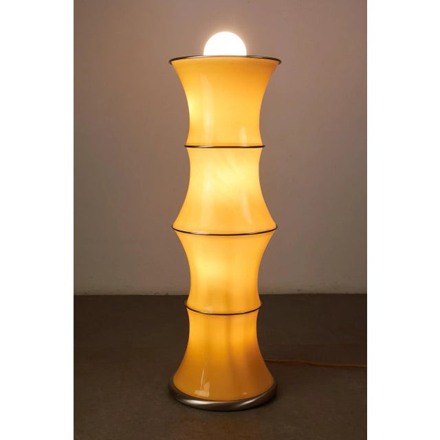 Bamboo Lamp by Enrico Tronconi for Tronconi, 1970s, in Very Good conditions. Designed 1970 to 1979 This piece has an...
