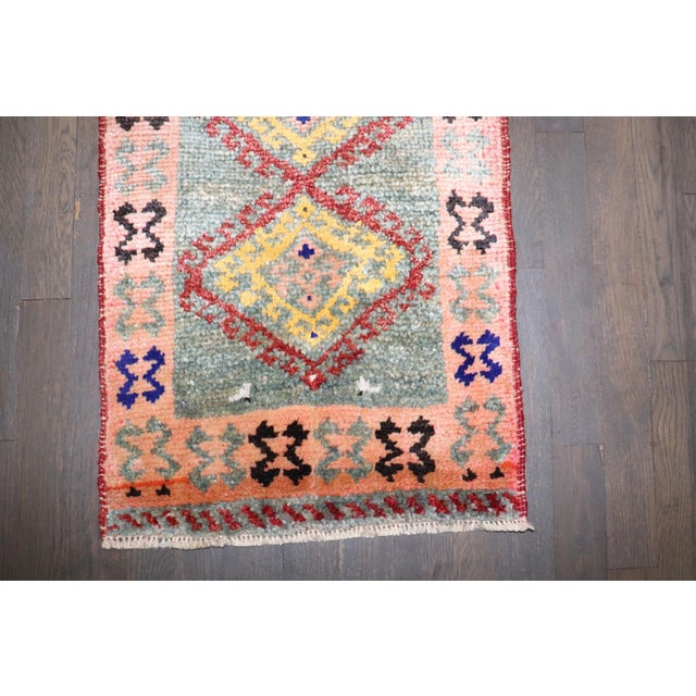 Turkish Anatolian Mini Size Rug no. j5042 For Sale - Image 3 of 4
