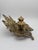 Rococo Antique 19th Century French Rococo Cast Brass Double Inkwell For Sale - Image 3 of 18