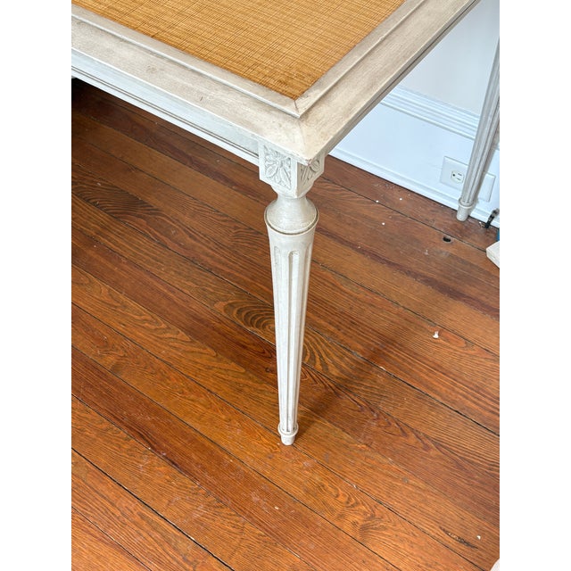 1950s Painted Neoclassical Game Table With Velvet Playing Surface For Sale In New York - Image 6 of 6