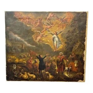 Continental School Oil on Canvas