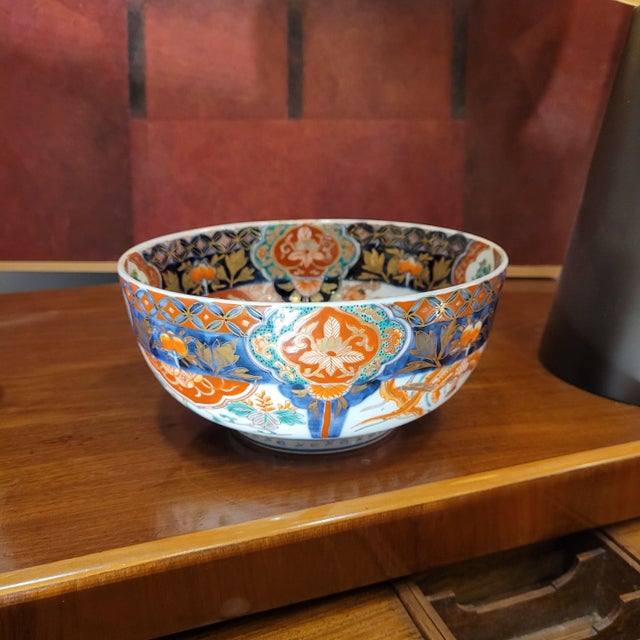 Early 19th Century Imari Porcelain Bowl, Japan For Sale - Image 3 of 18