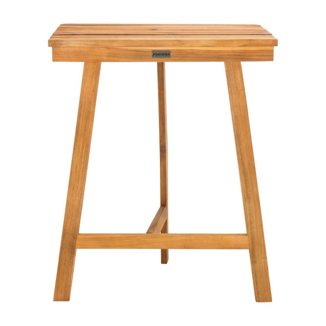 Outdoor Balcony Table in Natural For Sale - Image 4 of 11