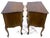 Mid 20th Century Mid 20th Century Pair French Louis XV / French Provincial Side Tables For Sale - Image 5 of 10