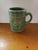 American 1920's McCoy Green Stoneware Barrel Mug For Sale - Image 3 of 6