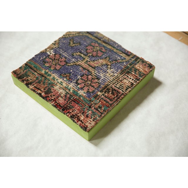 Old New House Decorative Vintage Anatolian Rug Fragment Art For Sale - Image 4 of 6