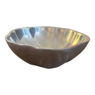1990s Alloy Bowl 'Clover Leaf' by Nambe For Sale