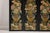 Black Black Lacquer Chinese Four-Panel Screen with Polychrome Floral Décor For Sale - Image 8 of 12