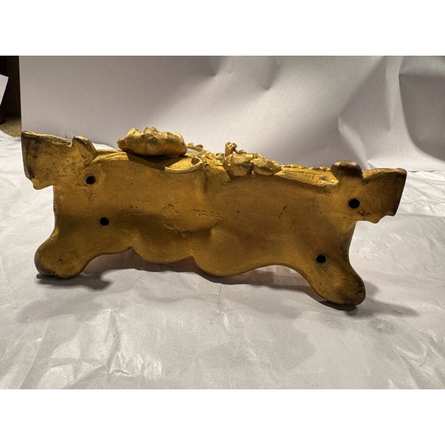 Antique Art Nouveau Figural Statue Desk Clock by Waterbury For Sale In Los Angeles - Image 6 of 7