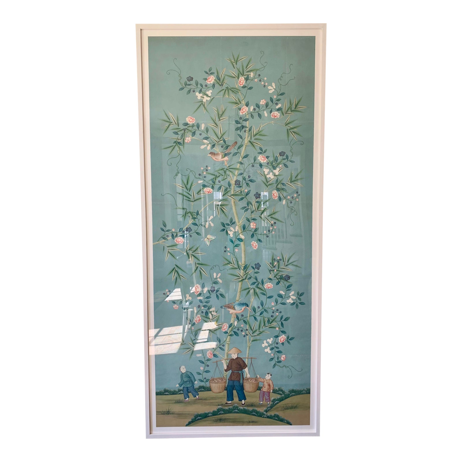 Framed Gracie Wallpaper Panel Chairish