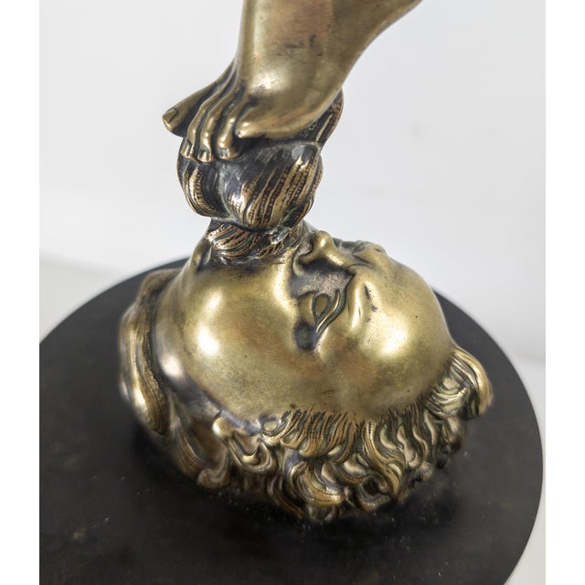 19th Century 34" Italian Grand Tour Bronze of Flying Mercury After Giambologna For Sale - Image 13 of 18