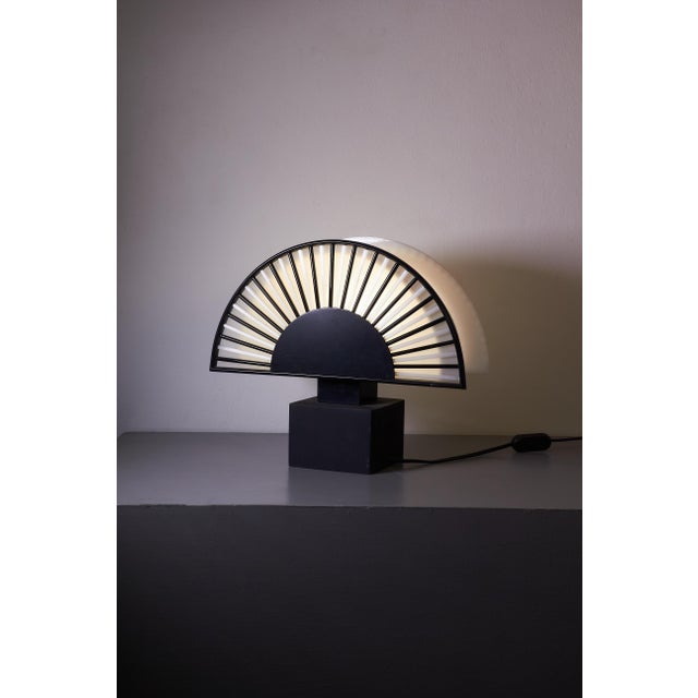 Metal Postmodern Lamps in the style of Mario Botta, 1990s, Set of 2 For Sale - Image 7 of 18