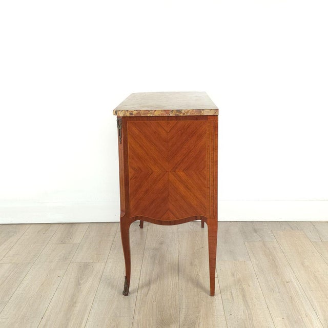 Small Three-Drawer Commode, France Circa 1890 For Sale - Image 4 of 12