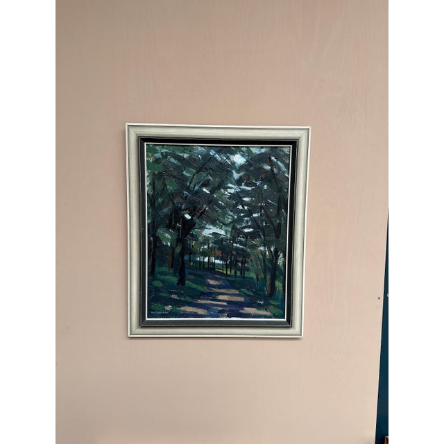 Ingvar Walterström, Forest Road III, 1960s, Oil on Canvas, Framed For Sale - Image 8 of 18