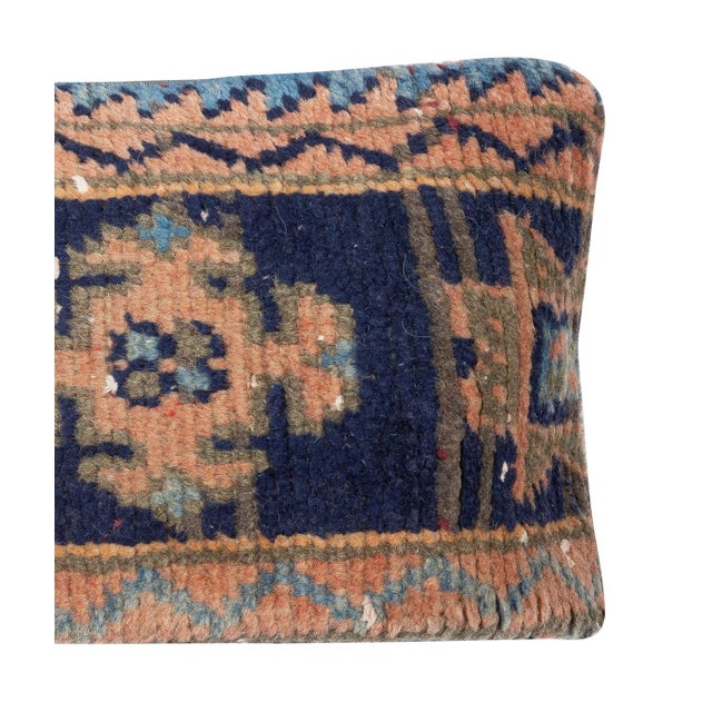Traditional 10"x20" Traditional Turkish Rug Pillow. Cushion Cover. Lumbar Pillow Cover For Sale - Image 3 of 4