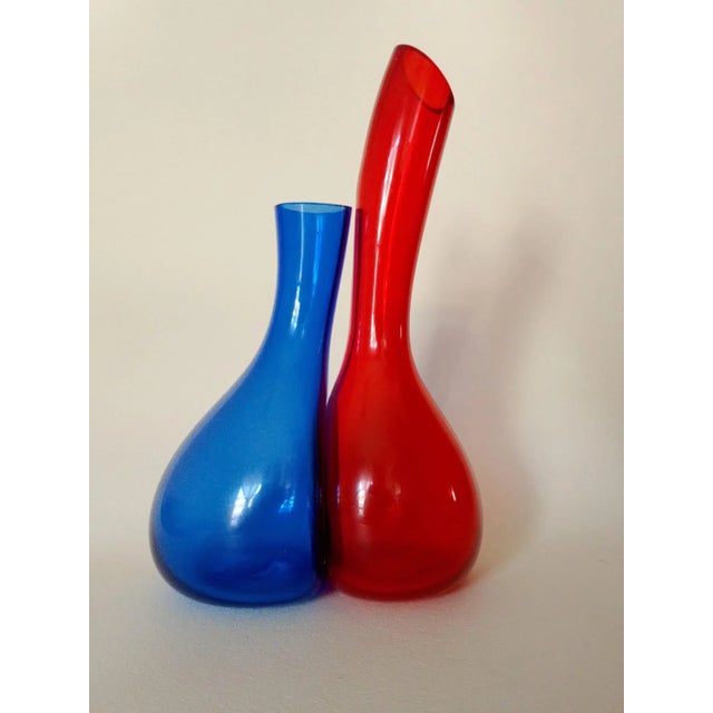 Glass Murano Sculptural Vase by Formia, 1995 For Sale - Image 7 of 14