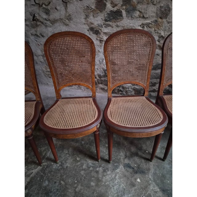 Antique Louis XVI Cane Dining Chairs, 1890s, Set of 6 For Sale - Image 18 of 18