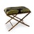 Lauderdale Brass Bamboo Leg Bench, Forest For Sale In Chicago - Image 6 of 6