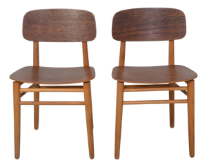 Vintage FH4101 Chairs in Teak by Hans Wegner, 1970s, Set of 2