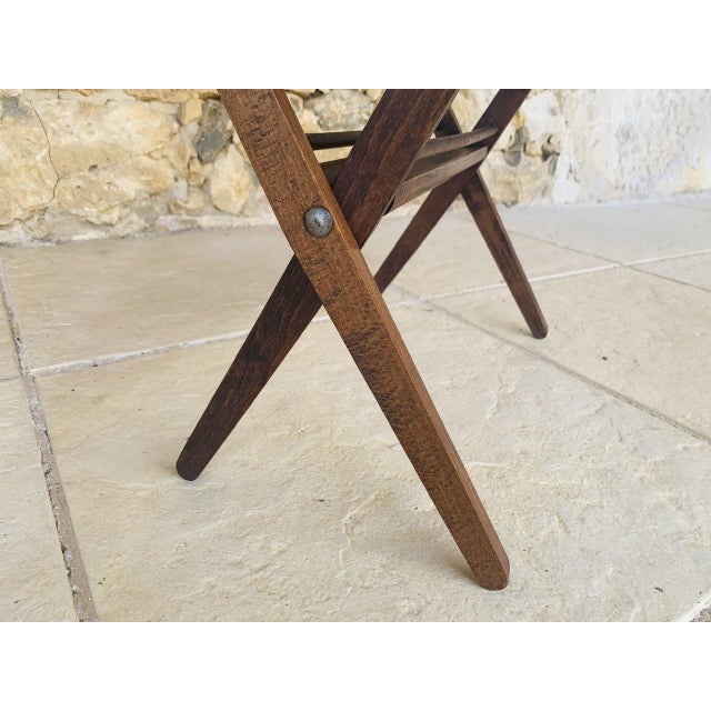 Mid-Century Folding Magazine Rack attributed to Cees Braakman, 1960s For Sale - Image 11 of 18