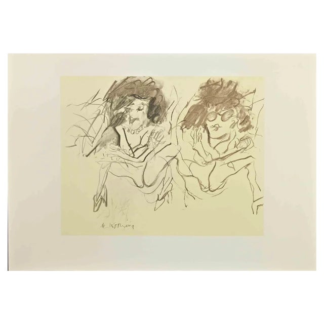 Willem De Kooning, Untitled, 1985, Offset Lithograph For Sale