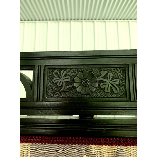 Mid 19th Century 19th Century French Fire Screen With Tapestry Panels For Sale - Image 5 of 10