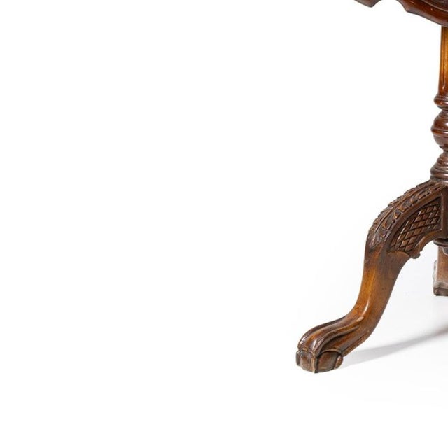 Folding Table in Mahogany, 19th Century For Sale - Image 3 of 6