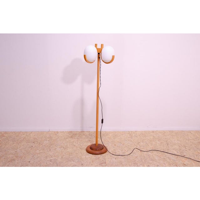 Atomic Age Hotel Floor Lamp, Czechoslovakia, 1970s, in Very Good conditions. Designed 1970 to 1979 European Plug (up to...