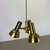 Brass 3-Spot Hanging Light by Koch and Lowy for OMI Lighting, Germany, 1970s For Sale - Image 4 of 18