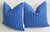 Coastal Blue/White Nautical Feather/Down Pillows 22"x 20" - Pair For Sale - Image 9 of 13