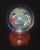 Vintage Chinese Reverse-Painted Globe With Rotating Stand For Sale - Image 12 of 18