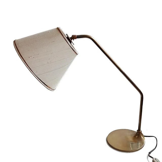 Mid-Century Table Lamp in Brass by Koch & Lowy for Omi For Sale - Image 10 of 10