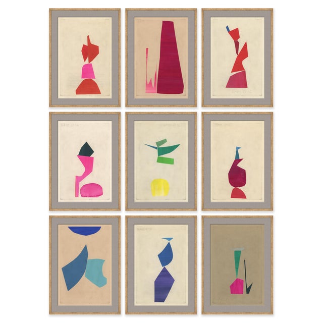 Collage Series by Susan Hable, Set of 9 For Sale - Image 11 of 11