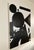 Mid-Century Modern Afterparty, Contemporary Black and White Abstract Painting For Sale - Image 3 of 5