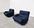 Pair of Rezia Lounge chairs by Emilio Guarnacci and Felix Padovano for 1P, 1960s New upholstery Italian design. This piece...