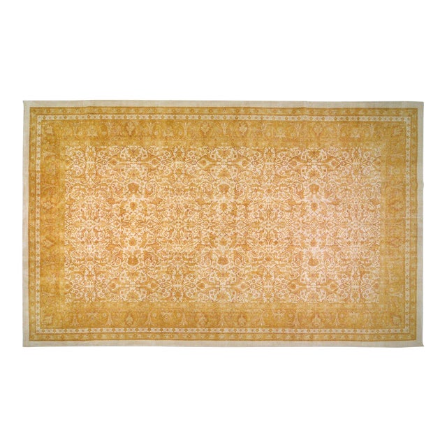 Vintage Turkish Anatolian Hand Knotted Wool Rug, 11'7x19'2 For Sale