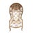 White Vintage Floral Balloon, Porter, Canopy Chair For Sale - Image 8 of 8