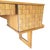 Mid-Century Bleached Oak Basket Weave Desk by Paul Laszlo for Brown Saltman For Sale In Los Angeles - Image 6 of 10