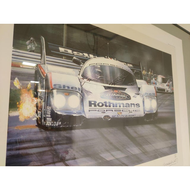 Stefan Bellof, Derek Bell and Jochen Mass Prints by Nicholas Watts, Set of 2 For Sale - Image 13 of 14