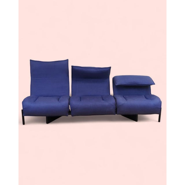 Veranda Modular 3-Seater Sofa attributed to Vico Magistretti for Cassina, 1980s, Set of 3 For Sale - Image 10 of 18