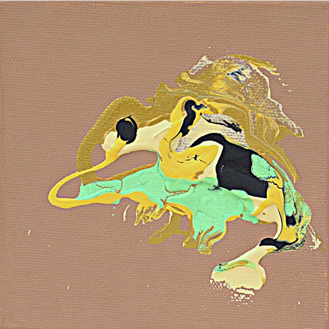 Subconscious Evolution Ecosystem Theorem Original Freestanding Acrylic Painting For Sale