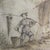 A Retro Chinoiserie-Style Gray-Toned Decorative Mural (Four-Panel Painting) For Sale - Image 9 of 14
