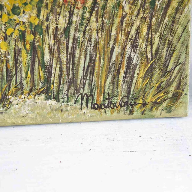 Oil on Canvas, Countryside and Harvest, by Costanza Mantovani