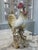 Italian Figurative, Mid Century, One of a Kind XL Handcrafted ,Hand Painted , Ceramic ,Porcelain ,Tin Glaze Rooster For Sale - Image 4 of 6